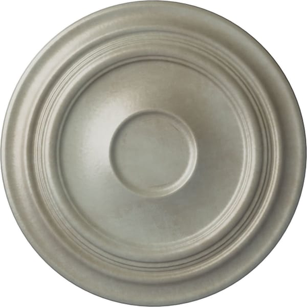Ekena Millwork Traditional Ceiling Medallion (Fits Canopies up to 5 1/2"), 24 3/8"OD x 1 1/2"P, Flash Gold CM24TRFLS - main